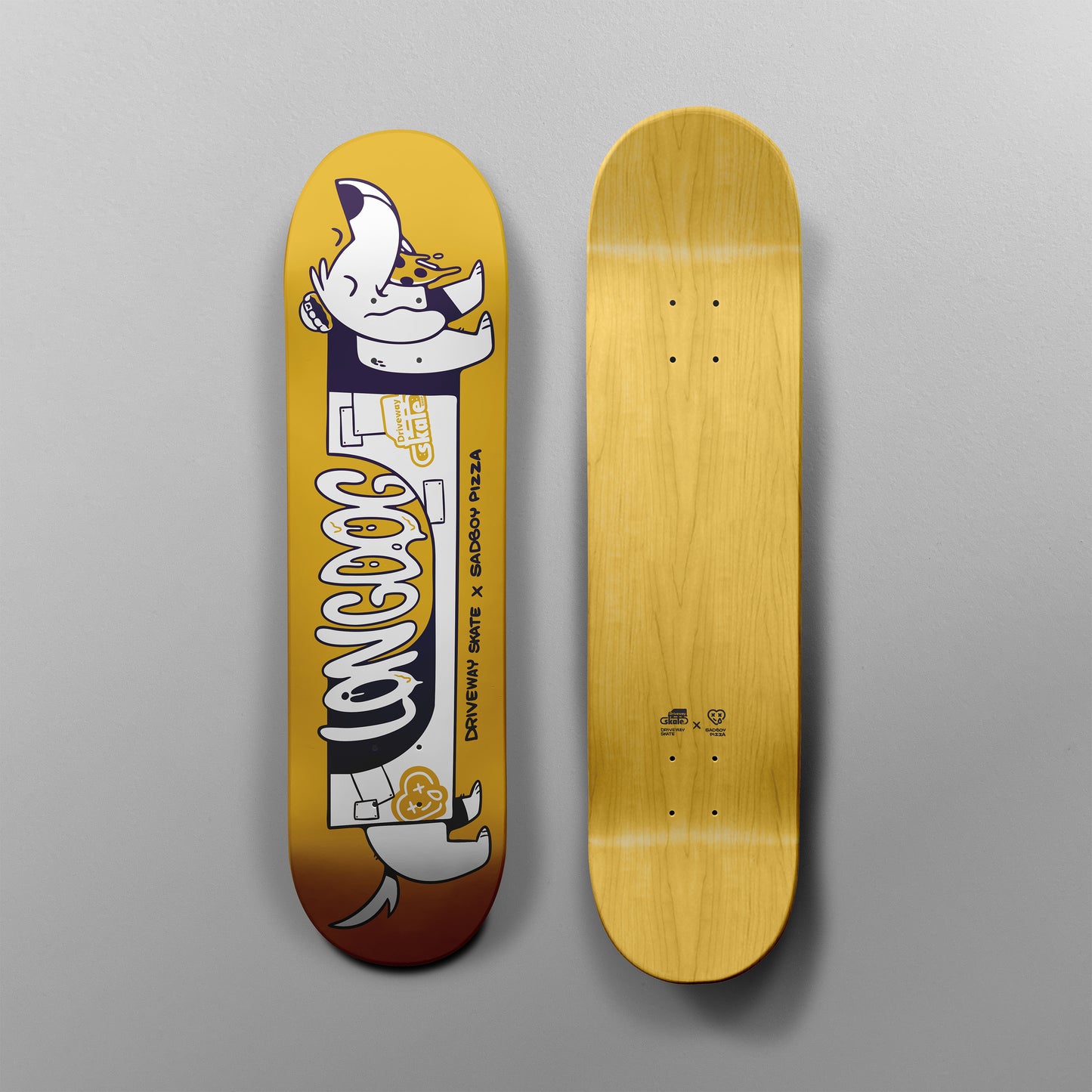 "longdog" charity skateboard