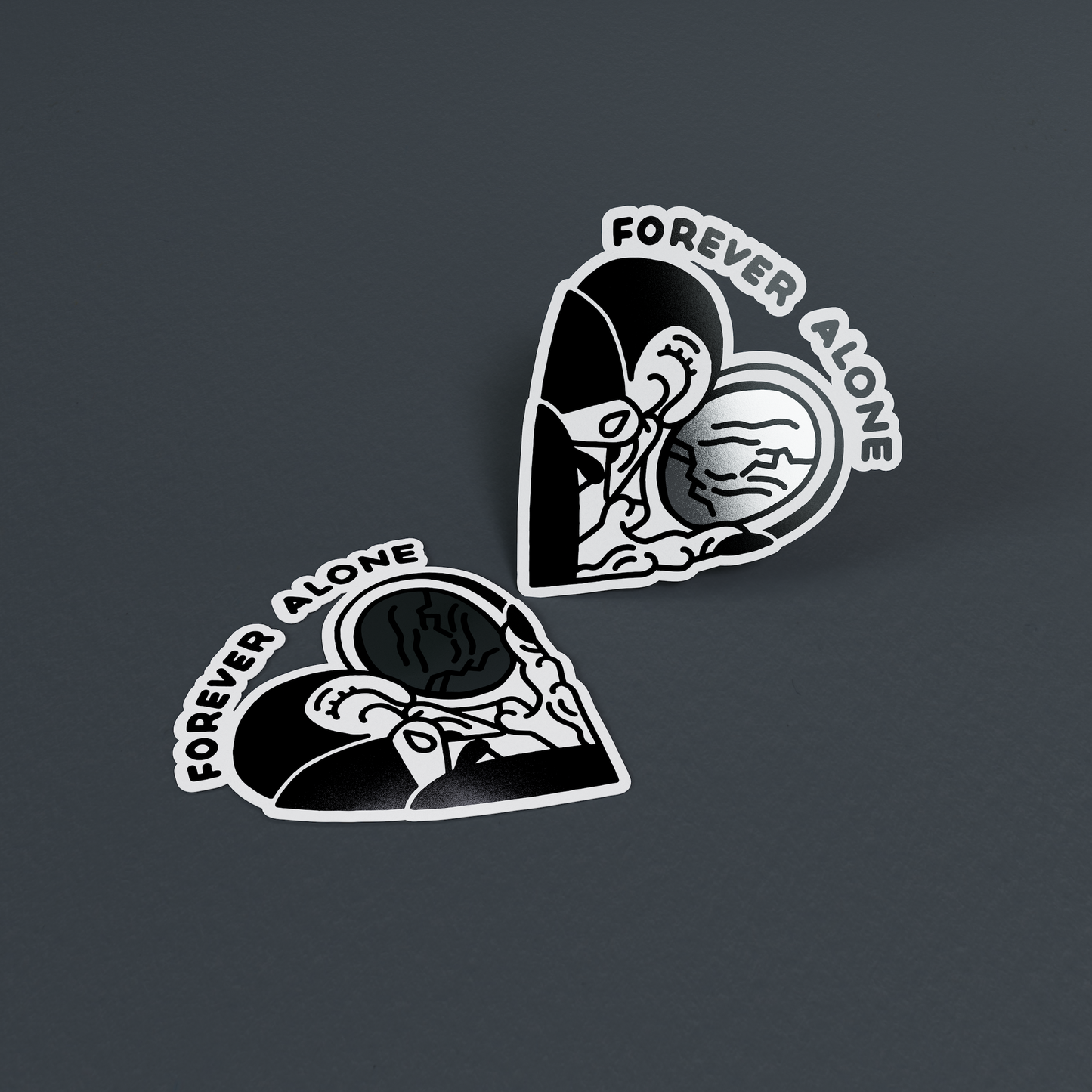 forever alone sticker