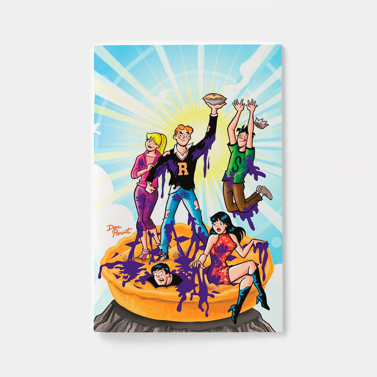 JUGHEAD PIEMAGEDDON (ONE SHOT) CVR G DAN PARENT FOIL FULL ART VAR