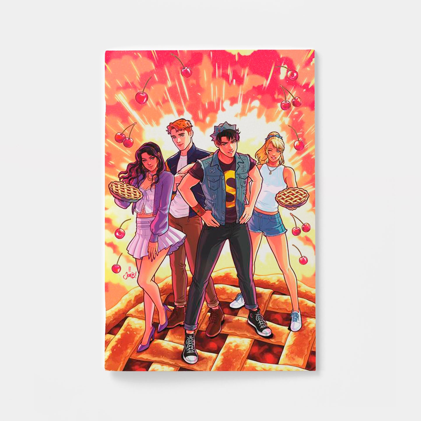 JUGHEAD PIEMAGEDDON (ONE SHOT) CVR H JEN BARTEL FOIL FULL ART VAR