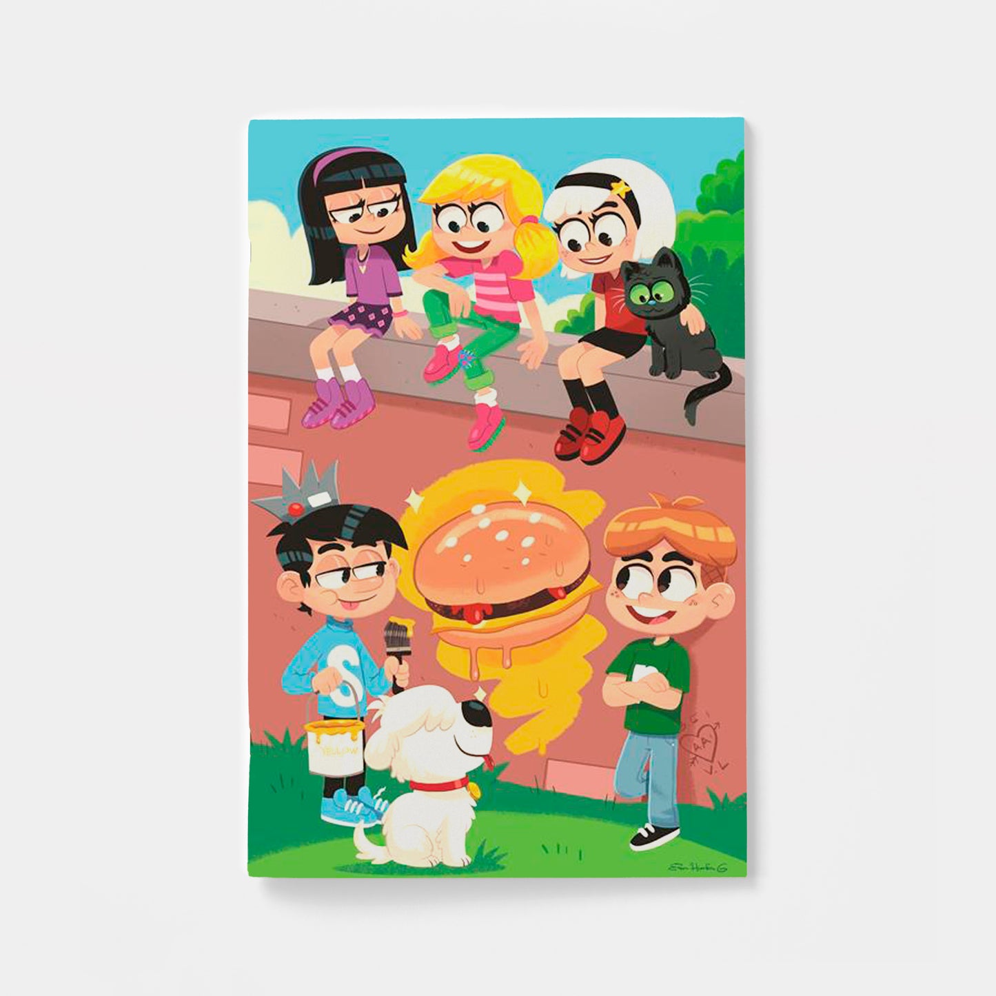 LITTLE ARCHIE #1 FACSIMILE CVR E ERIN HUNTING FOIL FULL ART VAR