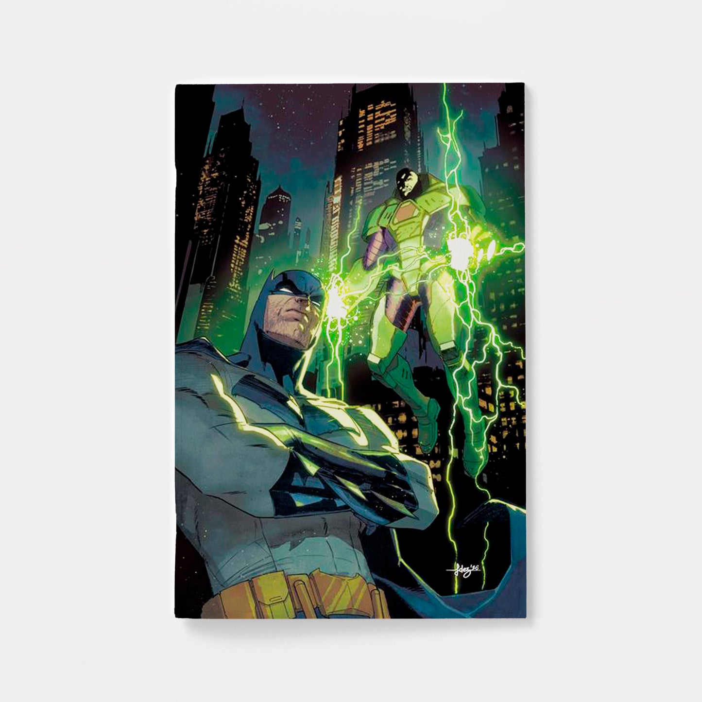 JUSTICE LEAGUE KNIGHT VISION SPECIAL #1 (ONE SHOT) CVR D JAVIER FERNANDEZ CARD STOCK VAR