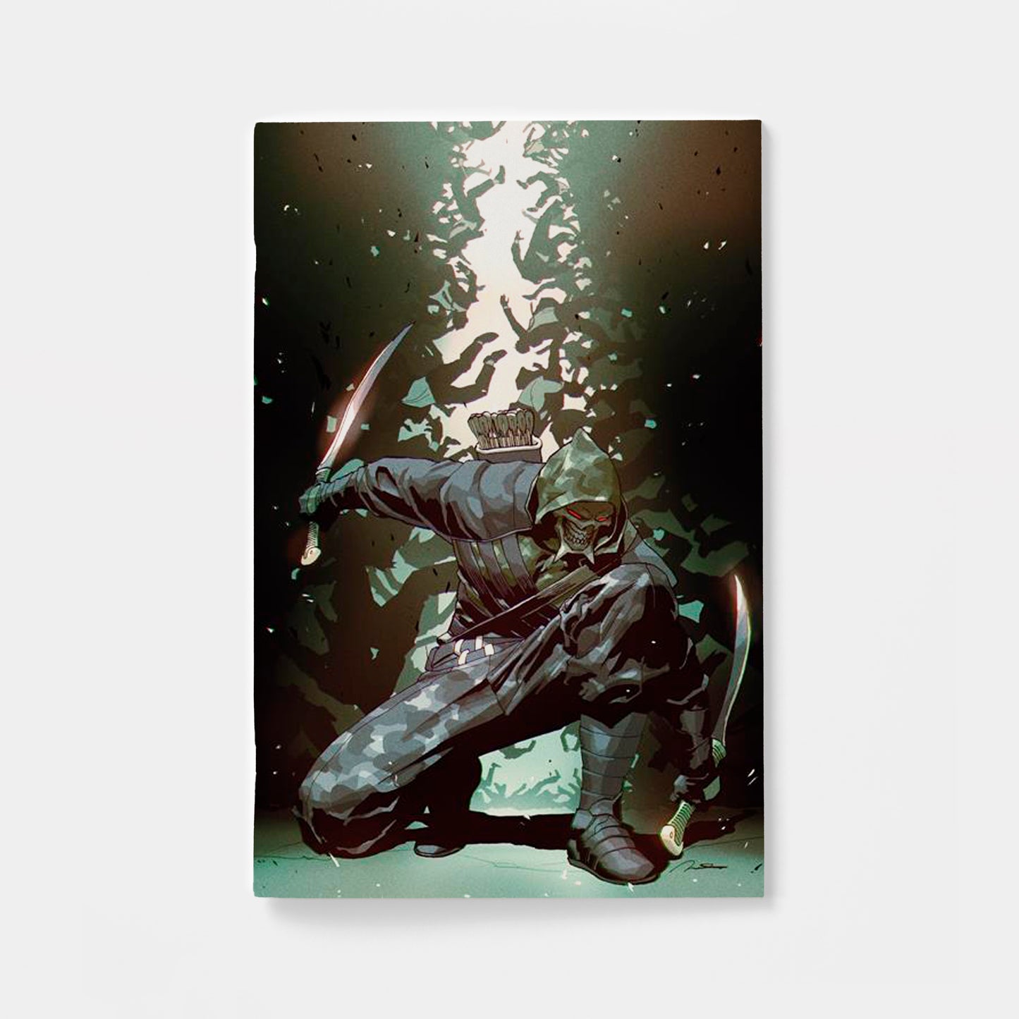 ABSOLUTE GREEN ARROW #3 (OF 6) CVR B GERALD PAREL CARD STOCK VAR
