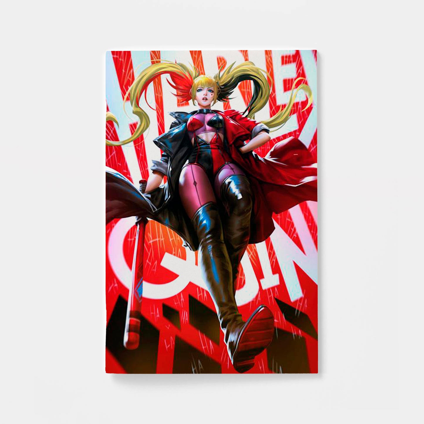 HARLEY QUINN #64 CVR D DERRICK CHEW CARD STOCK VAR