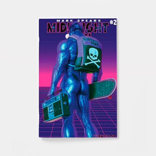 MARK SPEARS MIDKNIGHT MAN #2 CVR E MARK SPEARS ELECTRIC BLUE VAR