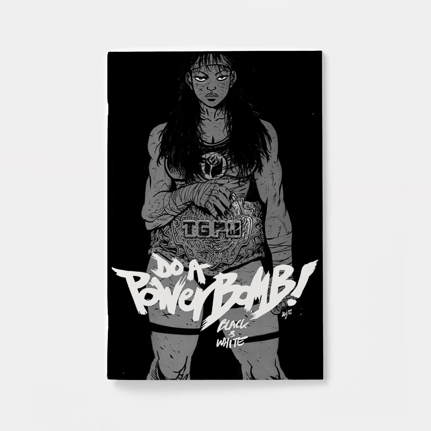 DO A POWERBOMB BLACK AND WHITE #1 (OF 3) CVR A DANIEL WARREN JOHNSON