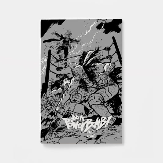 DO A POWERBOMB BLACK AND WHITE #1 (OF 3) CVR C DANIEL WARREN JOHNSON VAR