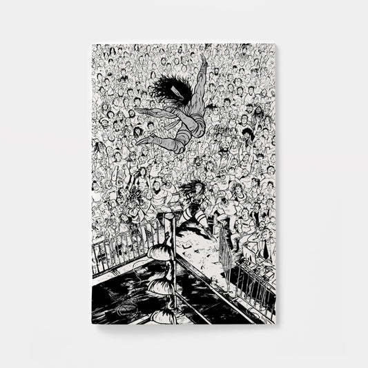 DO A POWERBOMB BLACK AND WHITE #1 (OF 3) CVR D DANIEL WARREN JOHNSON VAR