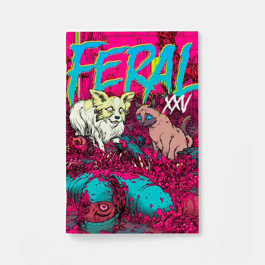 FERAL #25 CVR C CHRIS BURNHAM & RICO RENZI VAR