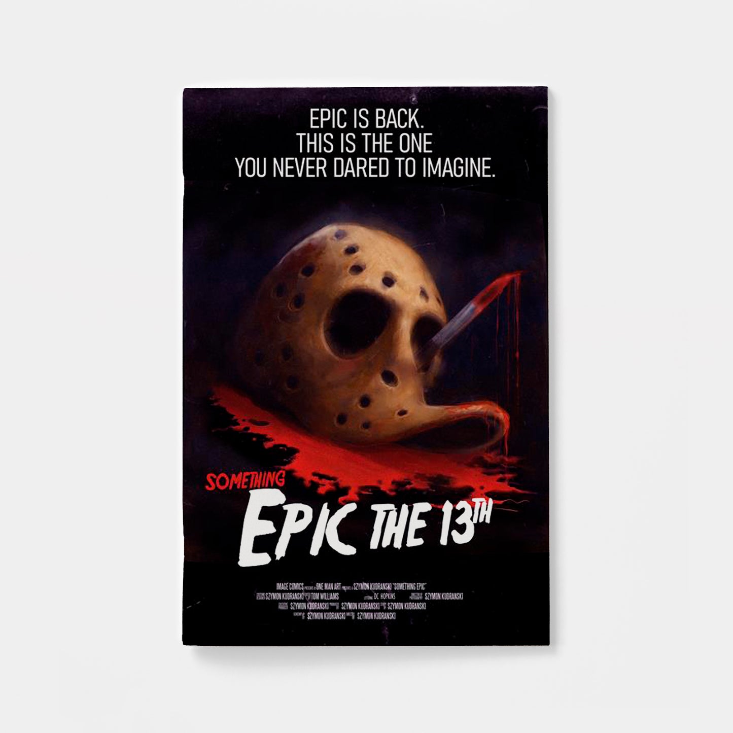 SOMETHING EPIC #13 CVR C SZYMON KUDRANSKI FRIDAY THE 13TH HOMAGE VAR