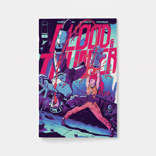 BLOOD & THUNDER #15 CVR B NICK ROCHE & JOSH BURCHAM VAR (MR)