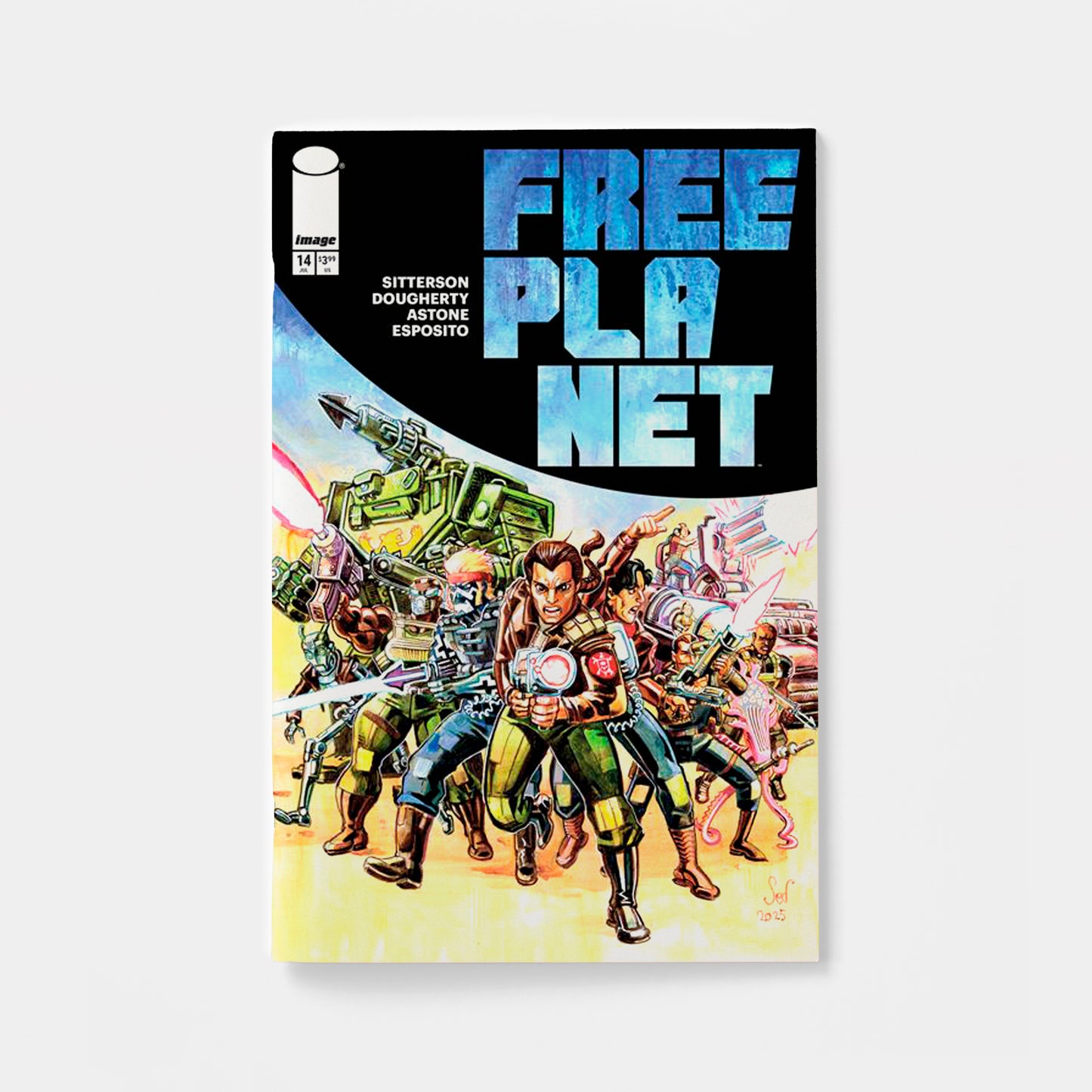 FREE PLANET #14 CVR A JED DOUGHERTY