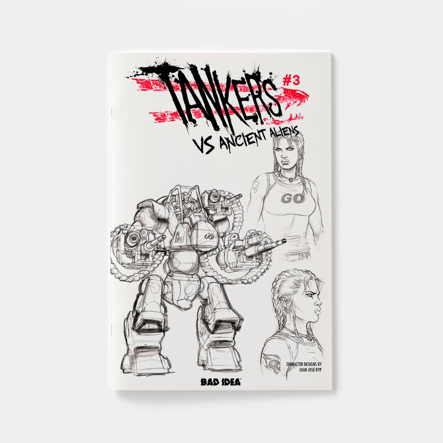 TANKERS VS ANCIENT ALIENS # 3 (OF 4) CVR C JUAN JOSE RYP DESIGN VAR