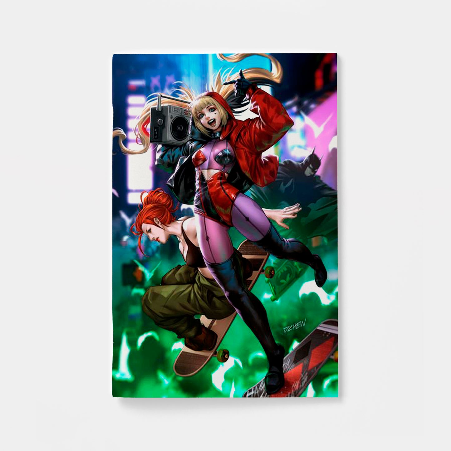 HARLEY QUINN #65 CVR D DERRICK CHEW CARD STOCK VAR