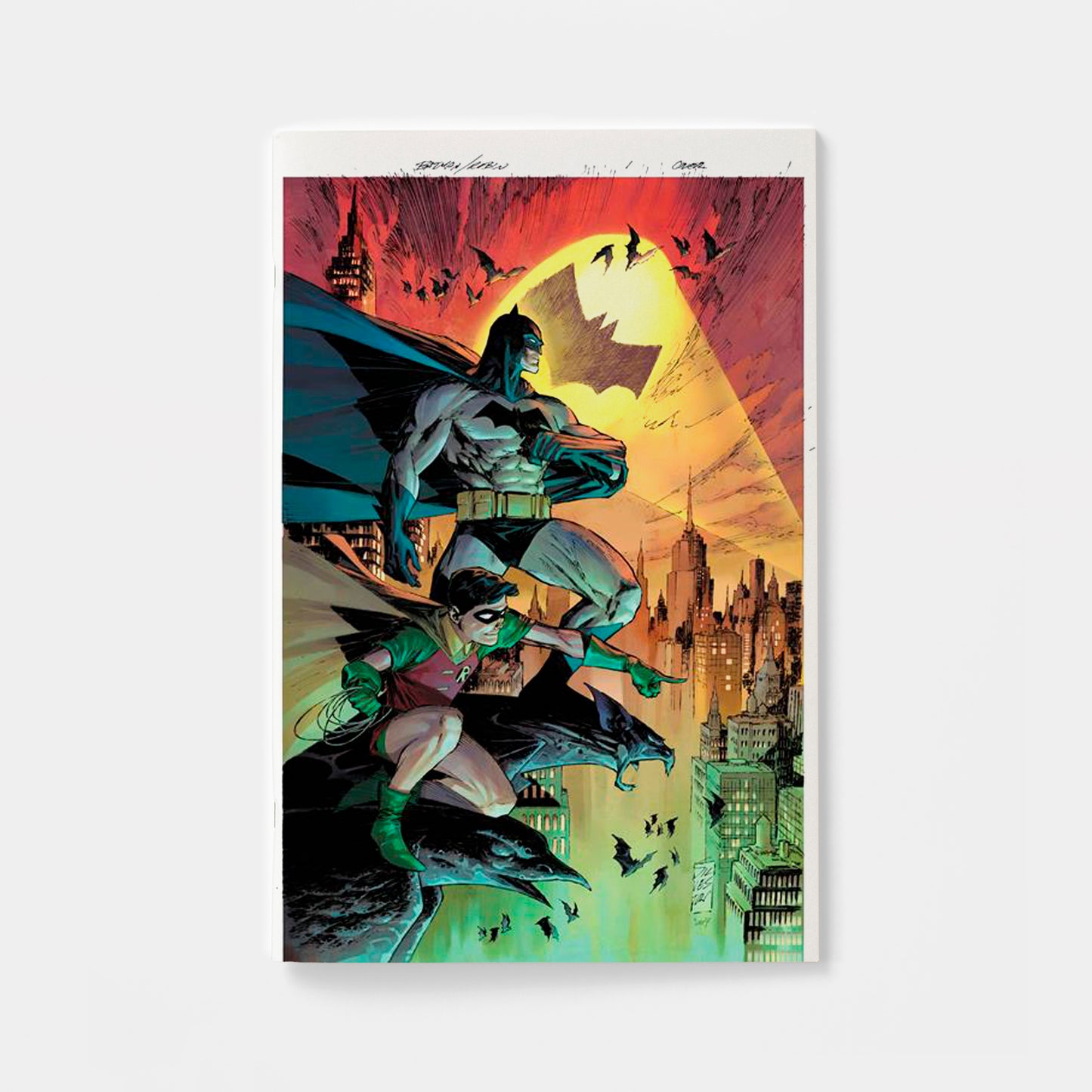 BATMAN & ROBIN YEAR ONE DYNAMIC DUOS #1 (OF 12) CVR B MARC SILVESTRI CARD STOCK VAR