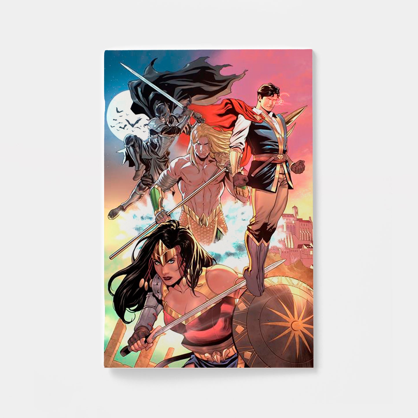 DARK KNIGHTS OF STEEL II #2 (OF 12) CVR D LUCAS MEYER CARD STOCK VAR