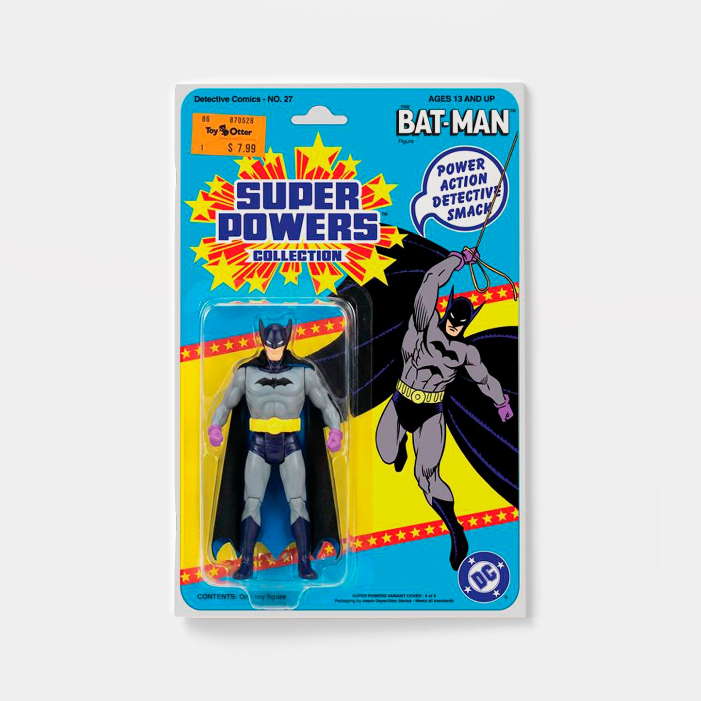 DETECTIVE COMICS #27 FACSIMILE EDITION CVR B JASON GEYER & ALEX SAVIUK FIRST APPEARANCE BATMAN SUPER POWERS ACTION FIGURE CARD STOCK VAR (2026)
