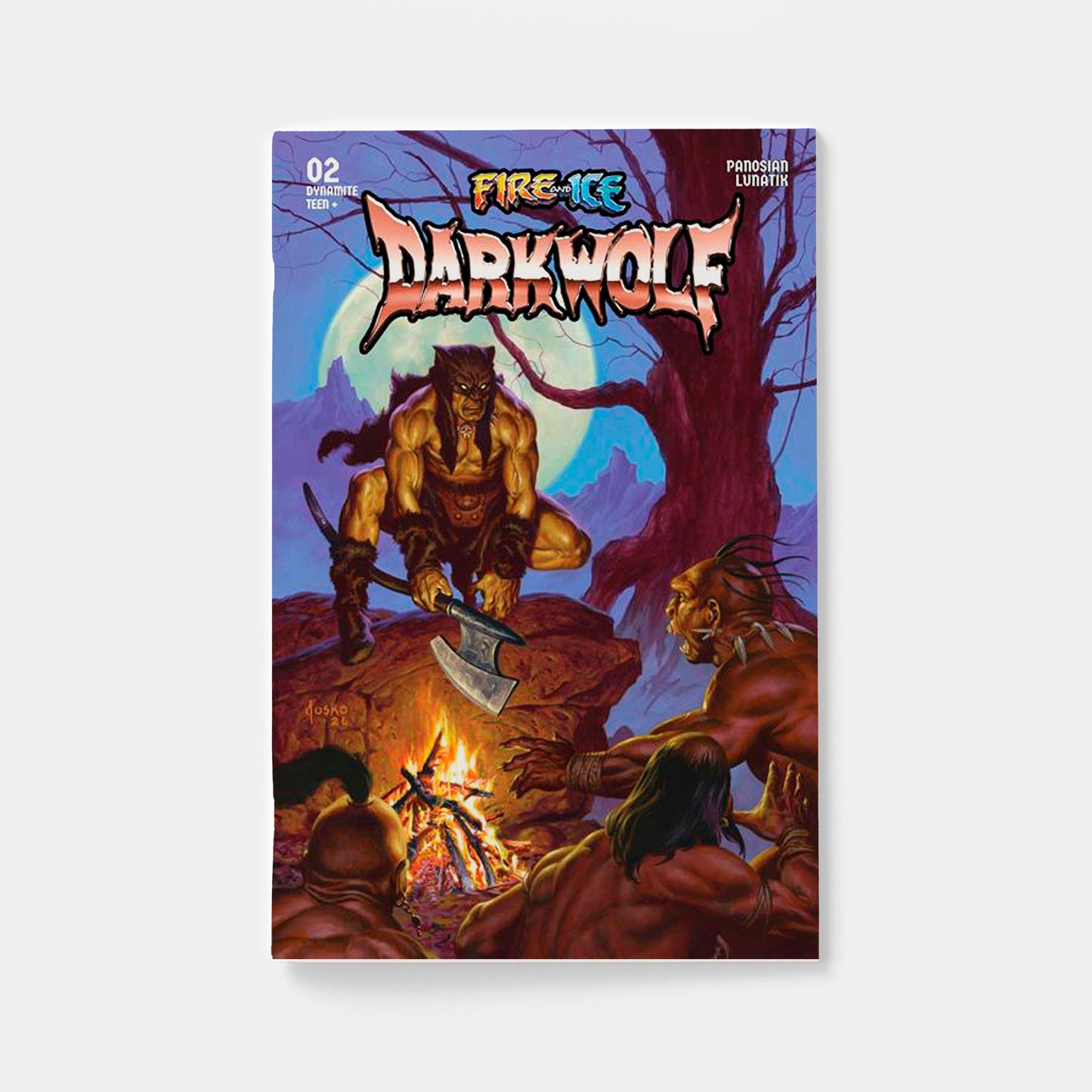 FIRE AND ICE DARKWOLF #2 CVR C JOE JUSKO VAR