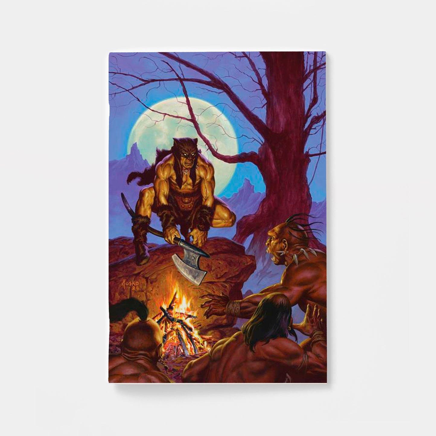 FIRE AND ICE DARKWOLF #2 CVR G JOE JUSKO LTD VIRGIN VAR