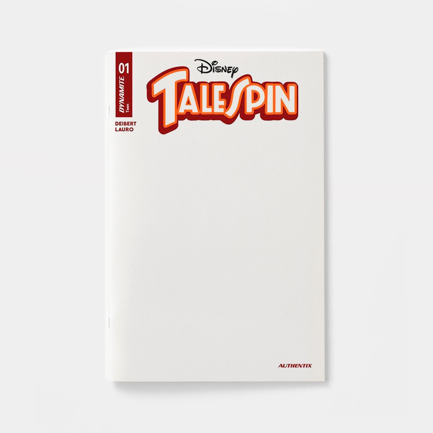 TALESPIN #1 CVR G BLANK AUTHENTIX VAR