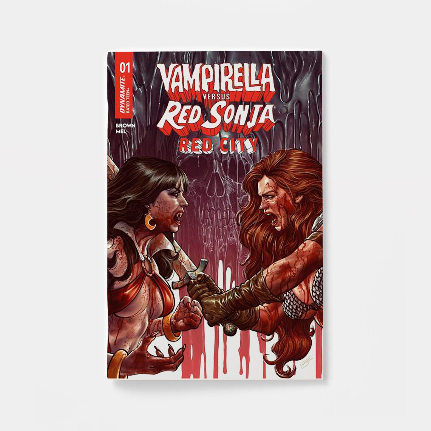 VAMPIRELLA VS RED SONJA RED CITY #1 CVR B DIEGO YAPUR VAR