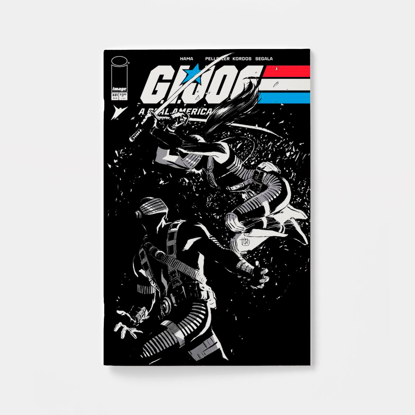 GI JOE A REAL AMERICAN HERO #331 CVR B LEE WEEKS B&W VAR