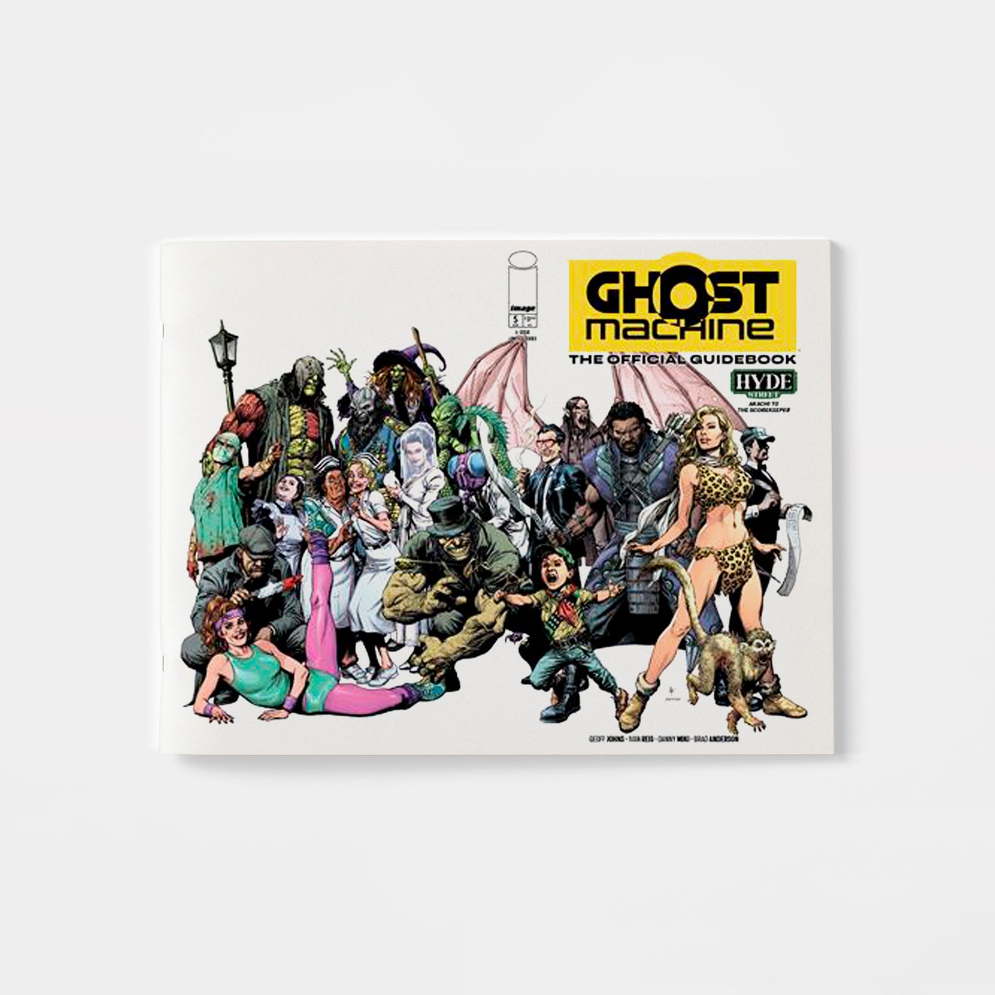 GHOST MACHINE THE OFFICIAL GUIDEBOOK #5 (OF 5) CVR A GARY FRANK & BRAD ANDERSON WRAPAROUND