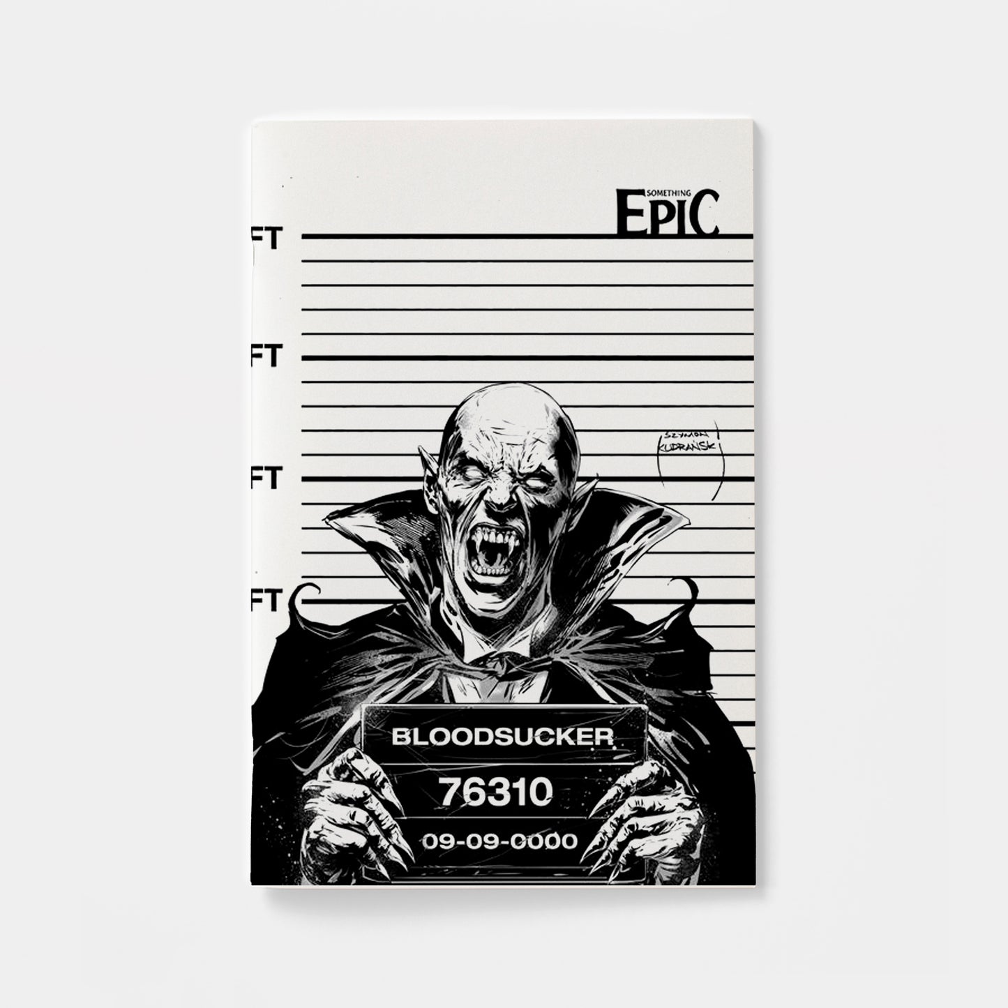 SOMETHING EPIC #14 CVR C SZYMON KUDRANSKI RAW ART VAR