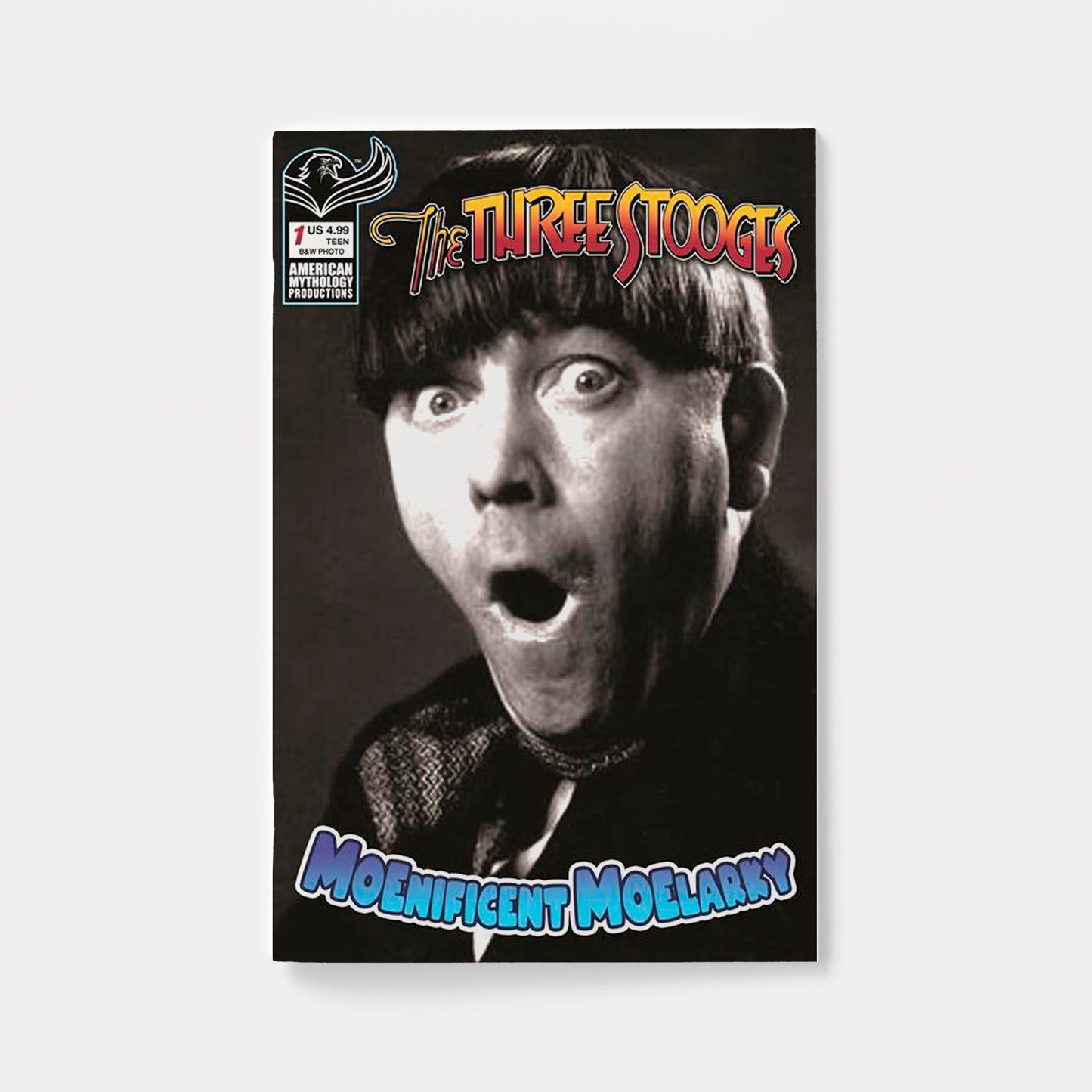 THREE STOOGES MAGNIFICENT MOELARKY #1 CVR C B&W PHOTO VAR