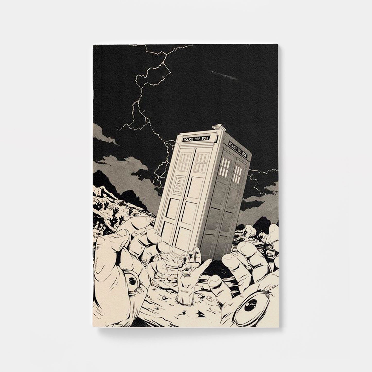 DOCTOR WHO CIRCUIT BREAKER #2 (OF 2) CVR E FLOPS DALEK TAKEOVER COLOR YOUR OWN CARDSTOCK VAR