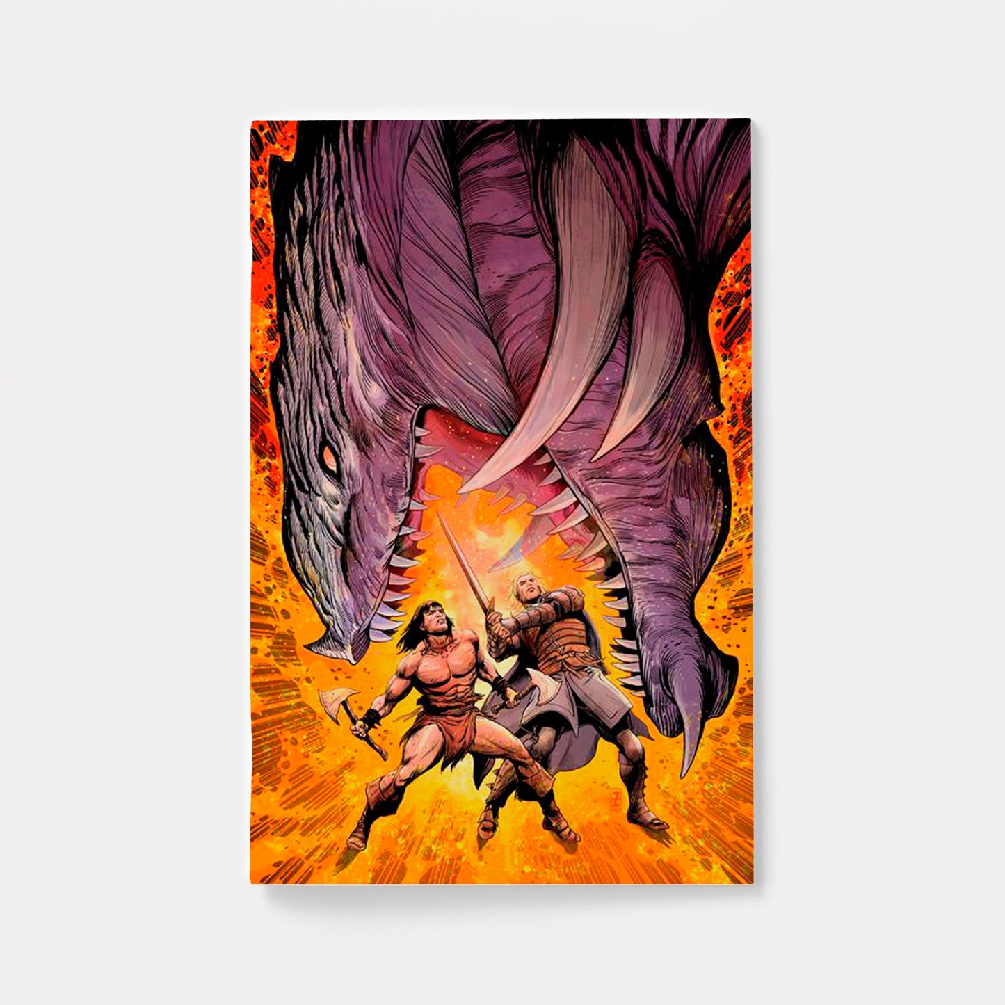 CONAN AND DRAGONERO #4 (OF 7) CVR C PATCH ZIRCHER VIRGIN CARDSTOCK VAR (MR)