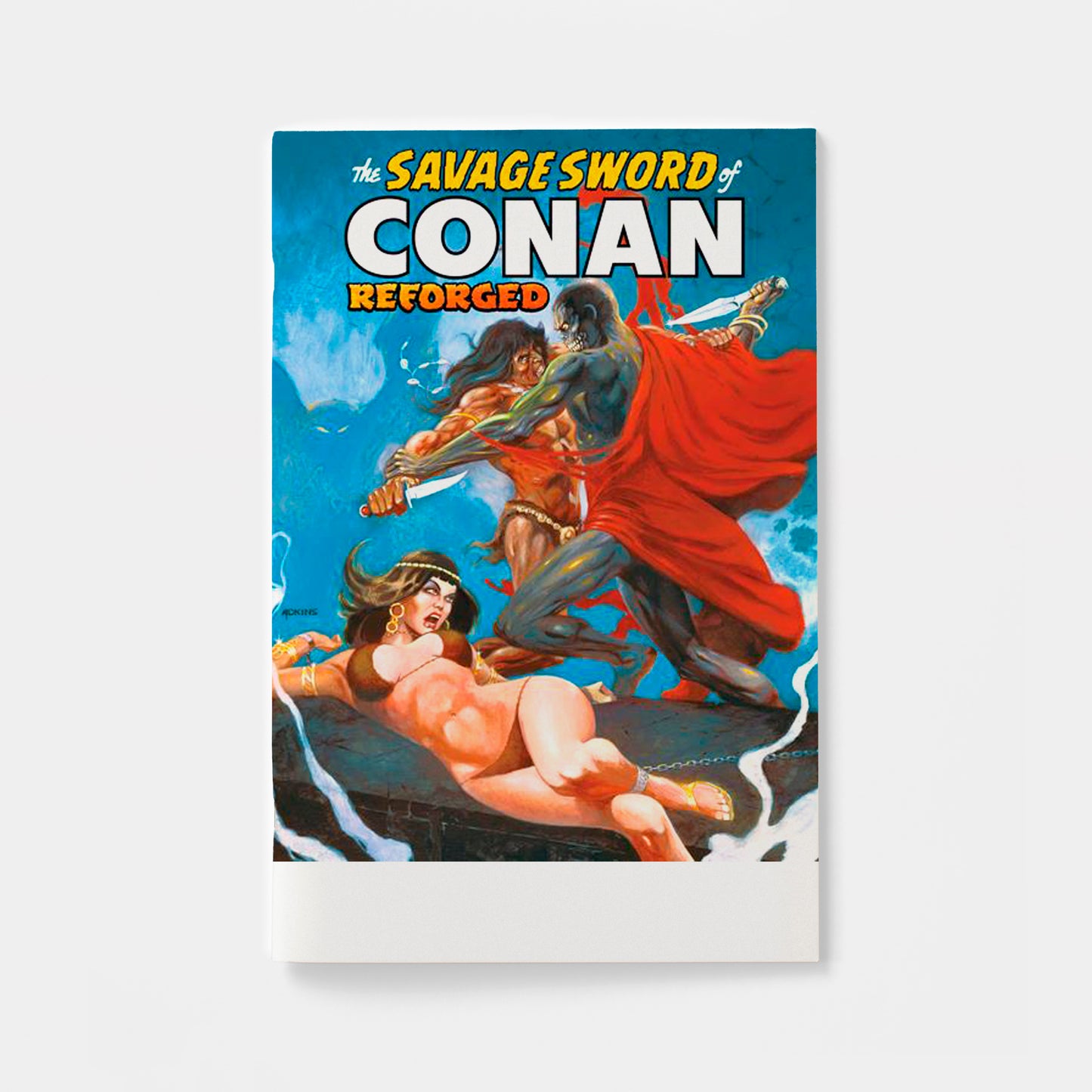 SAVAGE SWORD OF CONAN REFORGED #6 CVR B DAN ADKINS CARDSTOCK VAR (MR)
