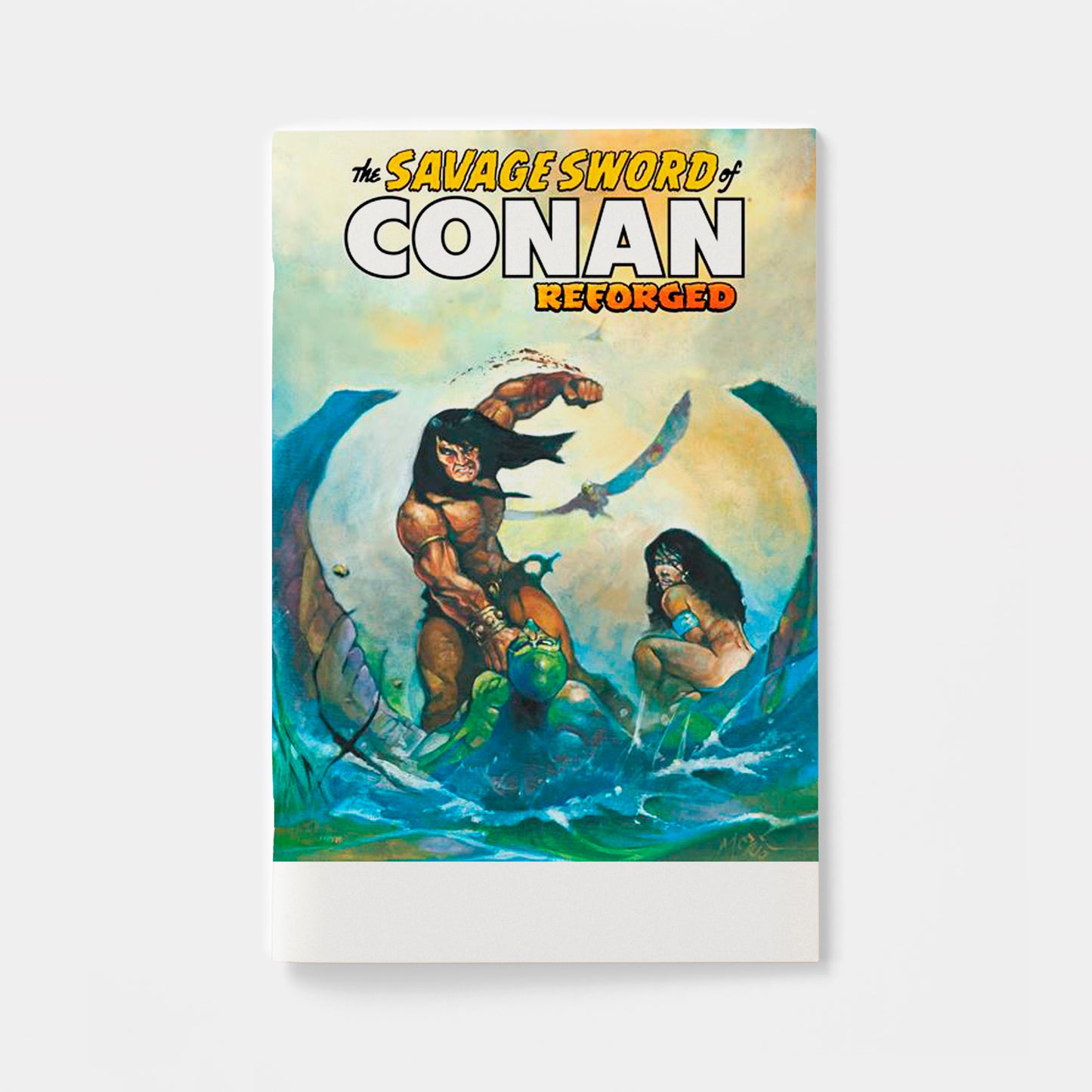 SAVAGE SWORD OF CONAN REFORGED #6 CVR C KENNETH MORRIS CARDSTOCK VAR (MR)