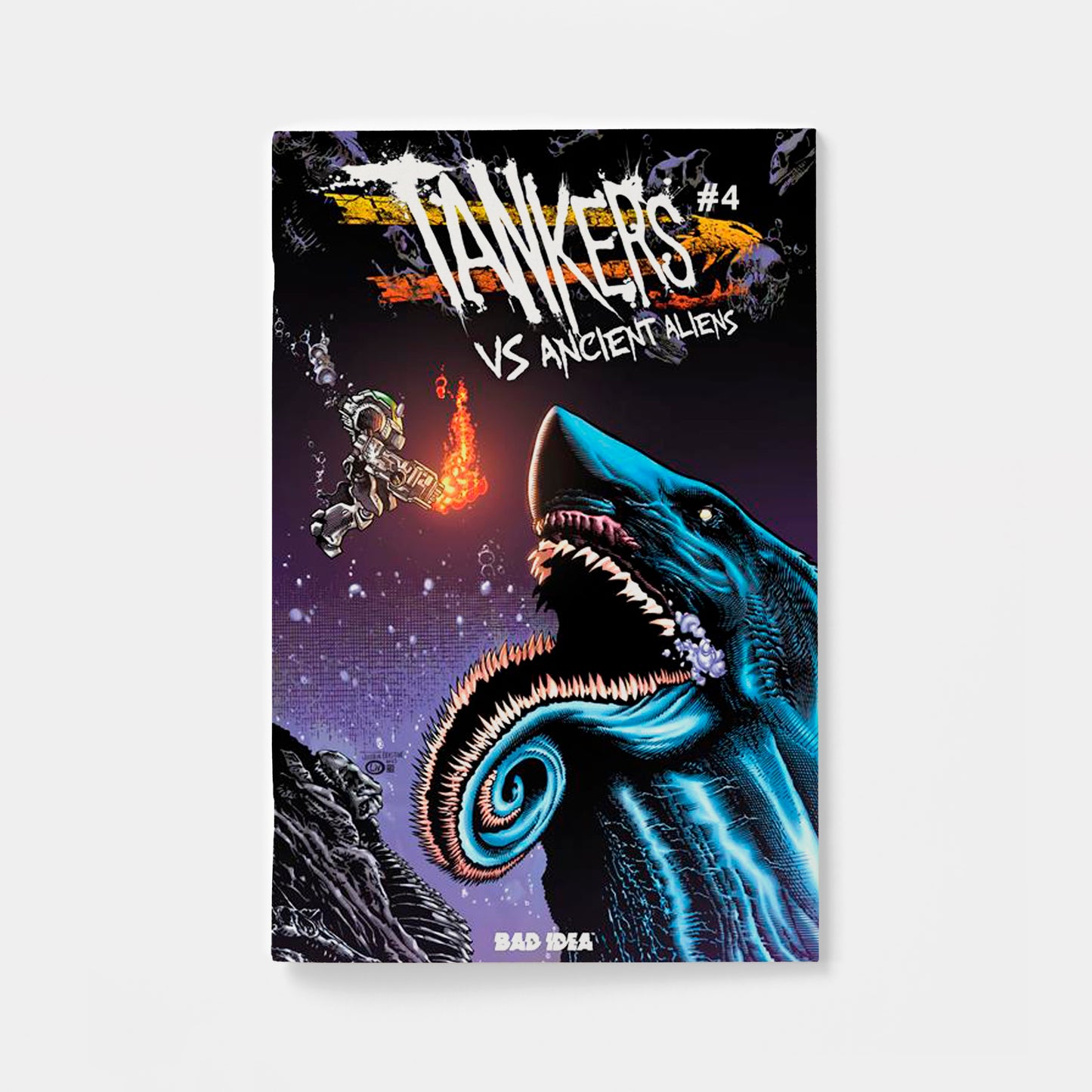 TANKERS VS ANCIENT ALIENS #4 (OF 4) CVR B JOSHUA DERSTINE & JOHN LIVESAY VAR | presale | 2026-09-09