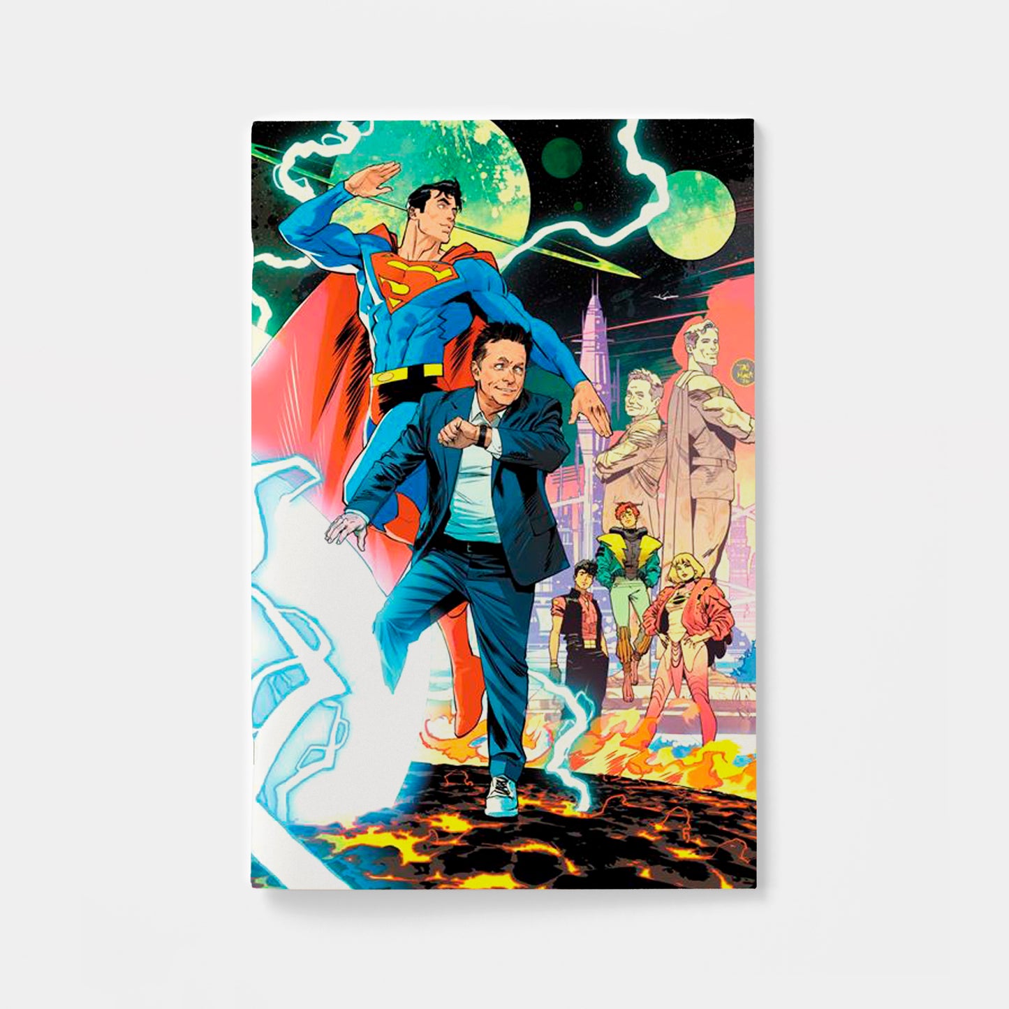 LEGION OF SUPER-HEROES #1 CVR H DAN MORA MICHAEL J FOX CAMEO CARD STOCK VAR | presale | 2026-09-02