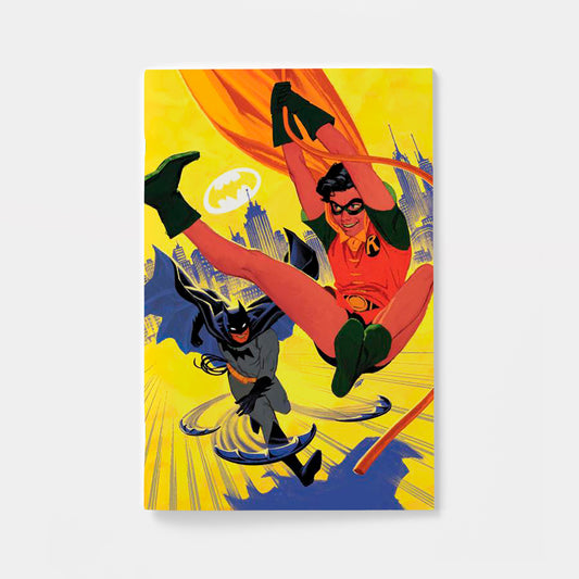 BATMAN & ROBIN YEAR ONE DYNAMIC DUOS #2 (OF 12) CVR B DAVID TALASKI CARD STOCK VAR | presale | 2026-09-09