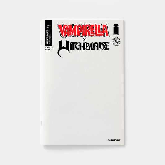 VAMPIRELLA X WITCHBLADE SPECIAL #1 (ONE SHOT) CVR F BLANK AUTHENTIX VAR | presale | 2026-09-23