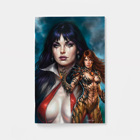 VAMPIRELLA X WITCHBLADE SPECIAL #1 (ONE SHOT) CVR G LUCIO PARRILLO METAL PREMIUM VAR | presale | 2026-10-07