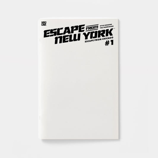 ESCAPE FROM NEW YORK ESCAPE FROM CHICAGO #1 CVR F BLANK SKETCH CARD STOCK VAR | presale | 2026-09-23
