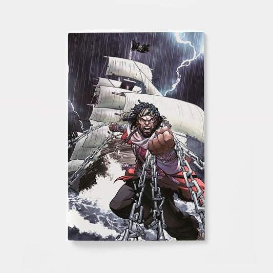 SHAQUILLE ONEAL PRESENTS VENGEANCE UNCHAINED THE LEGEND OF BLACK CAESAR #1 (OF 5) CVR D RAY ANTHONY HEIGHT FOIL FULL ART VAR | presale | 2026-10-07