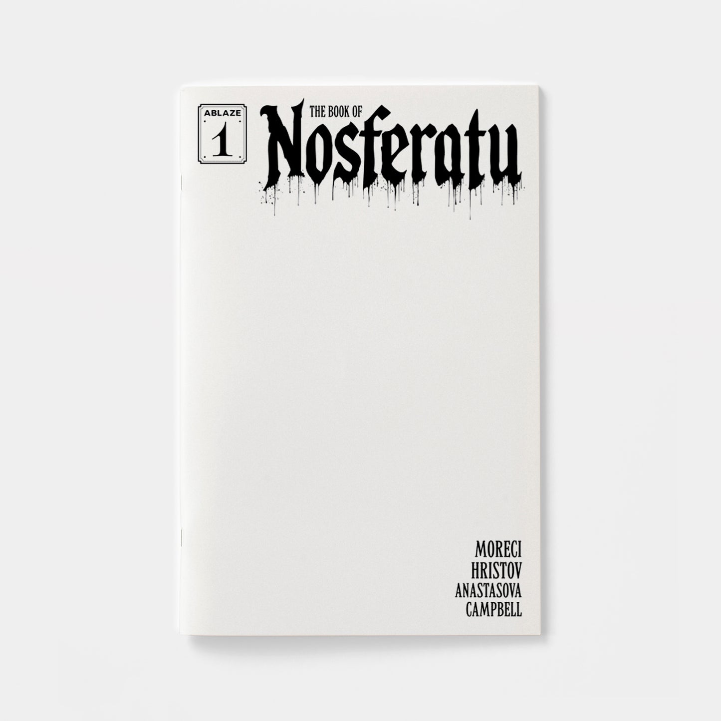 BOOK OF NOSFERATU #1 (OF 4) CVR D BLANK SKETCH COVER VAR (MR) | presale | 2026-10-21