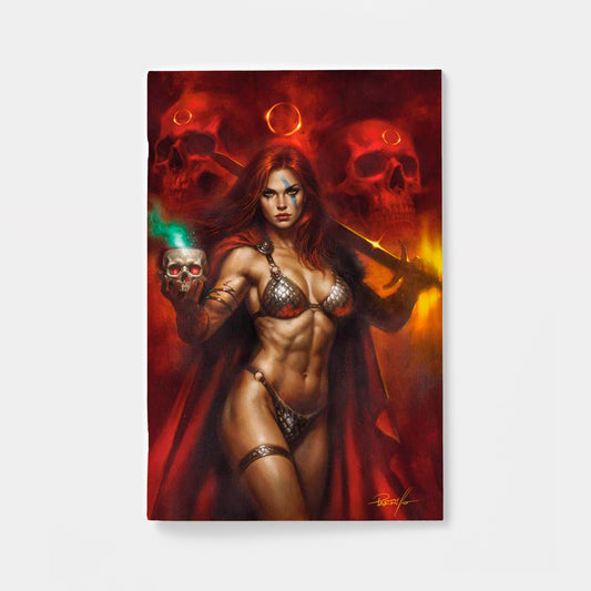 RED SONJA SHE DEVIL WITH A SWORD #6 CVR F LUCIO PARRILLO METAL PREMIUM VAR | presale | 2026-10-21