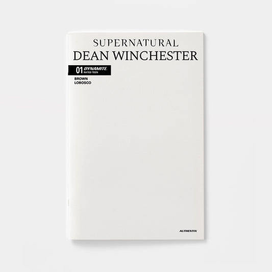 SUPERNATURAL DEAN WINCHESTER #1 CVR F BLANK AUTHENTIX VAR | presale | 2026-10-21