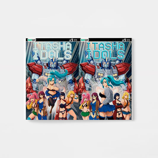 ITASHA IDOLS #1 CVR C MIKE WHITE HOLOFOIL FLIP COVER VAR | presale | 2026-10-28