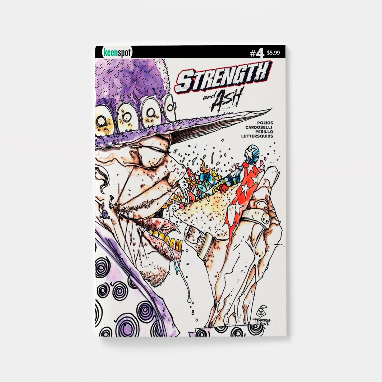 STRENGTH & ASH #4 CVR B STEFANO CARDOSELLI FRANCESCA PERILLO TACOS VAR | presale | 2026-10-21