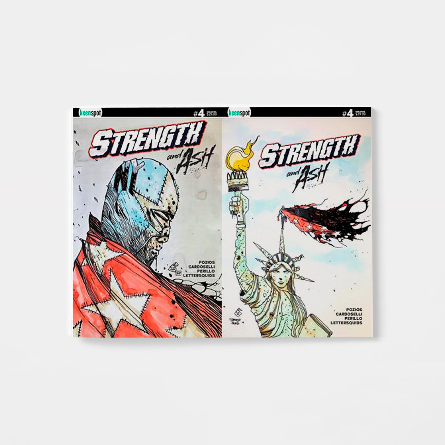 STRENGTH & ASH #4 CVR D STEFANO CARDOSELLI FRANCESCA PERILLO HOLOFOIL FLIP COVER VAR | presale | 2026-10-21
