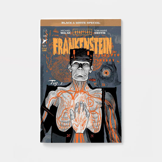 UNIVERSAL MONSTERS FRANKENSTEIN B&W SPECIAL #1 (OF 2) CVR A MICHAEL WALSH | presale | 2026-10-14