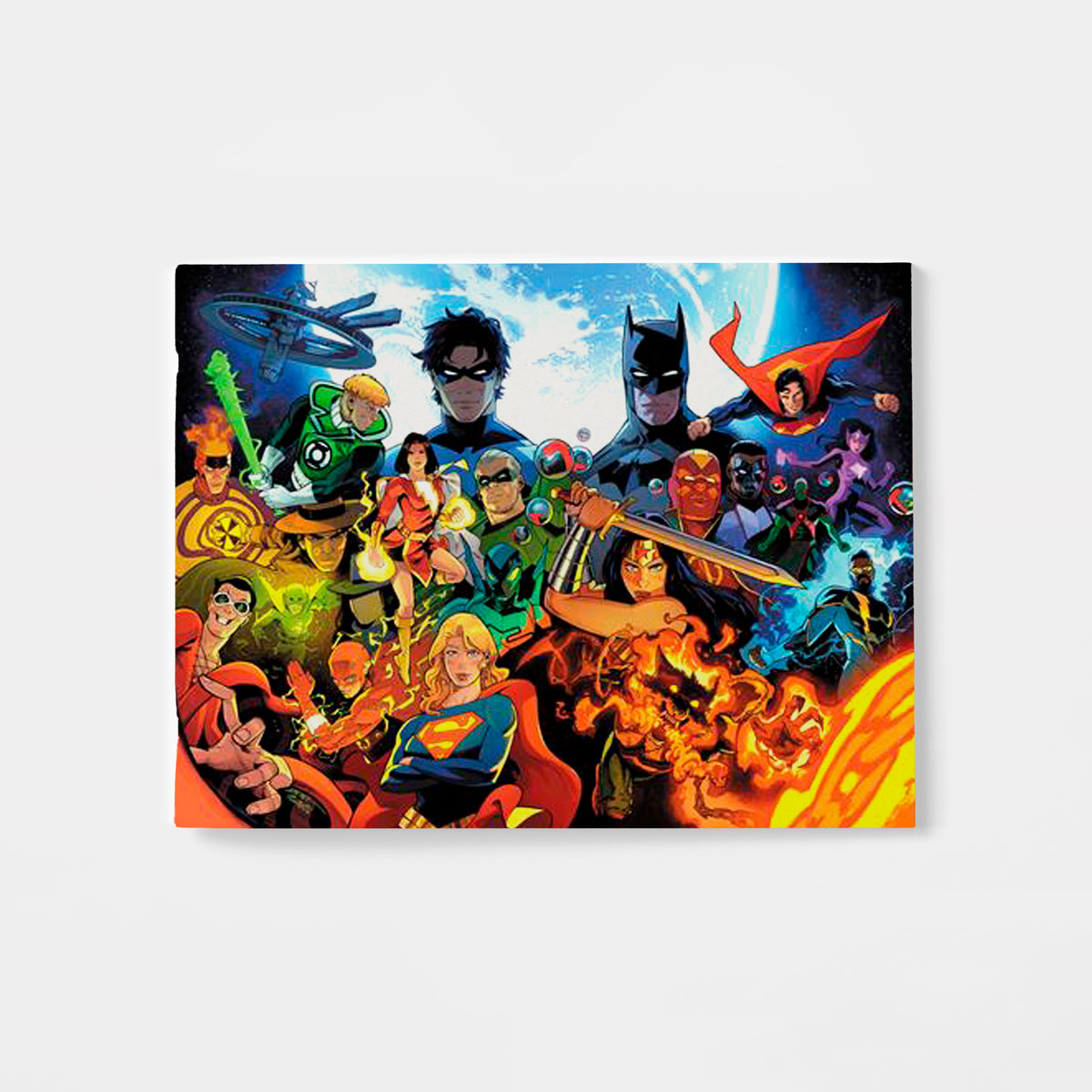 JUSTICE LEAGUE UNLIMITED #25 CVR I RAFAEL PEREZ WRAPAROUND CARD STOCK VAR | presale | 2026-11-25