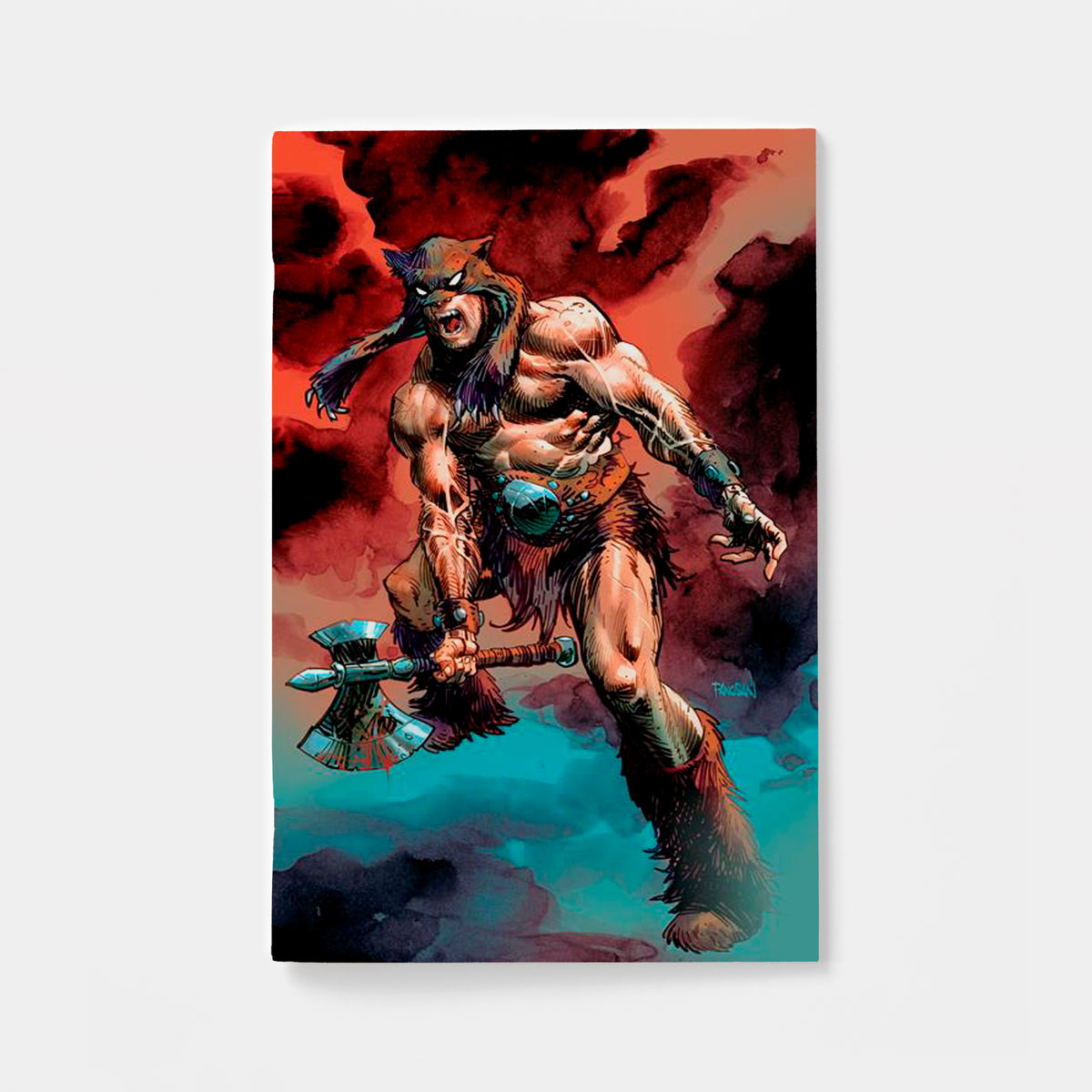 FIRE AND ICE DARKWOLF #5 CVR F DAN PANOSIAN METAL PREMIUM VAR | presale | 2026-11-25