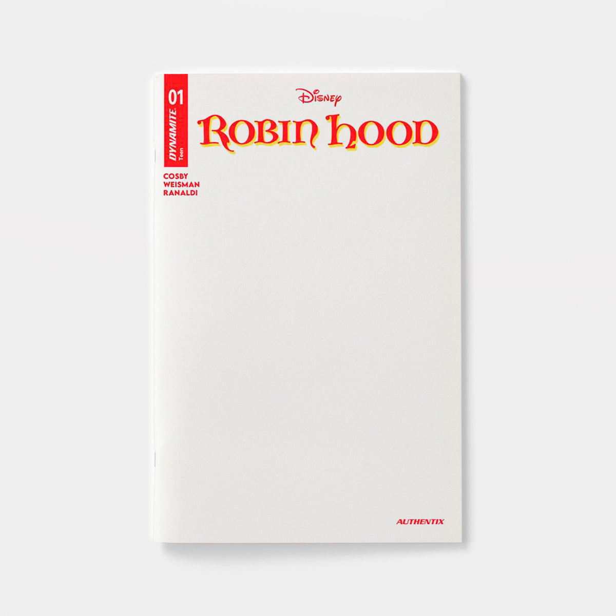 ROBIN HOOD (2026) #1 CVR F BLANK AUTHENTIX VAR | presale | 2026-11-11